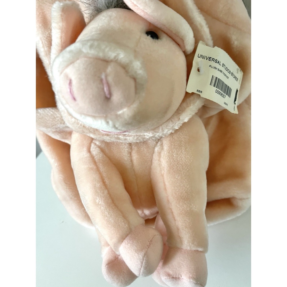 Babe Plush Pig Backpack Vintage Universal Studios Rare - Picture 4 of 6